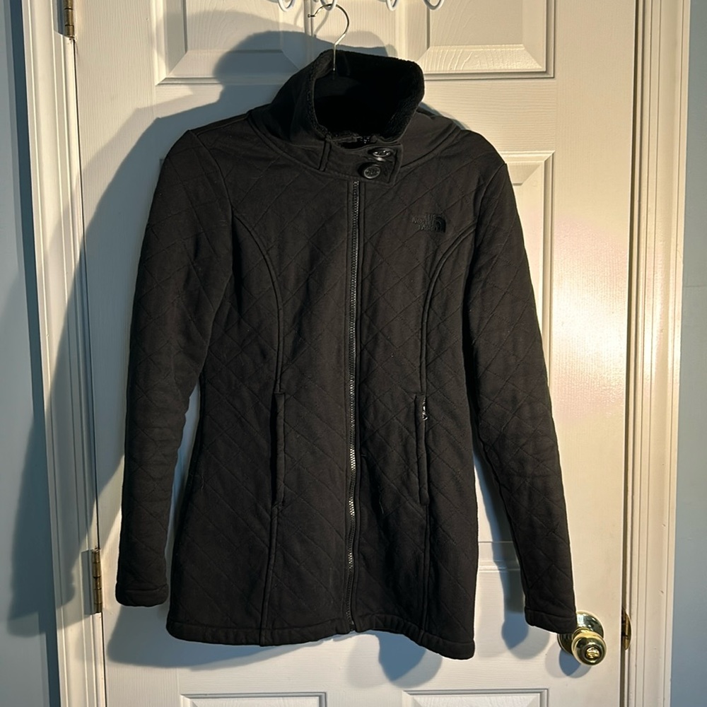 The North Face Caroluma Quilted Jacket - Black, Size Women’s Medium